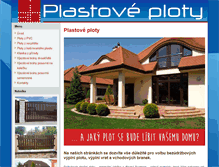 Tablet Screenshot of plastove-ploty.com